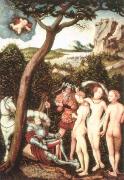 CRANACH, Lucas the Elder the judgment of paris oil